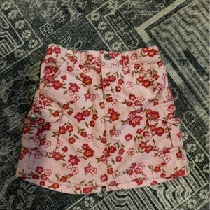 Old Navy Pink Floral Skirt